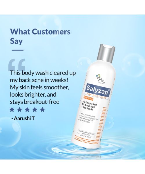 Fixderma: Salyzap Acne Body Wash -  200ml