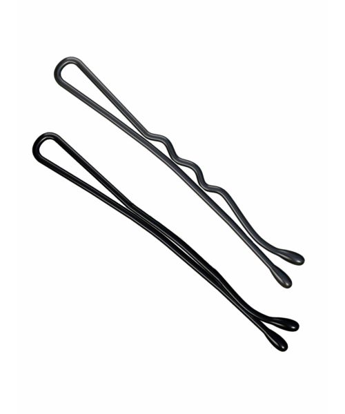 GUBB: Hair Pin 4.5Cm 24 Pcs (12 Pcs Straight & 12 Curved)