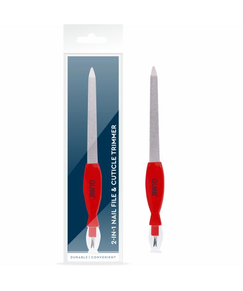 GUBB: 2 In 1 Nail File & Cuticle Trimmer