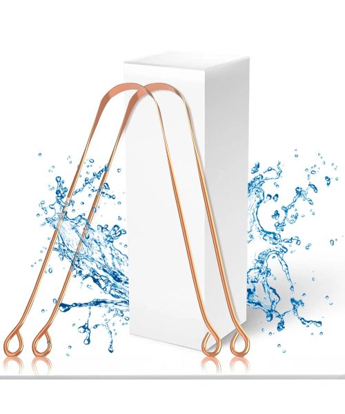 GUBB: Copper Tongue Cleaner Pack Of 2