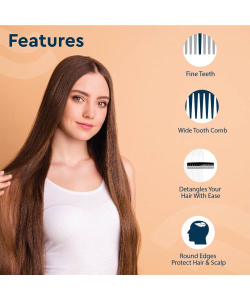 GUBB: Travel Hair Comb (Santorini Hues)