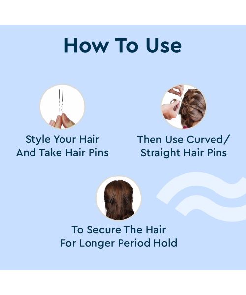 GUBB: Hair Pin 4.5Cm Curve 24Pcs/Set