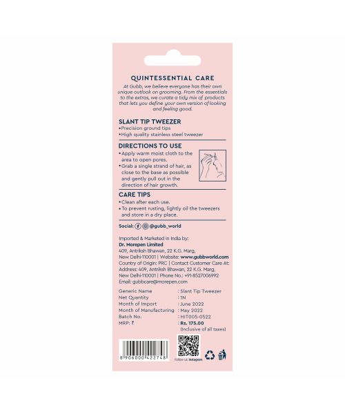 GUBB: Tweezer Slant Tip