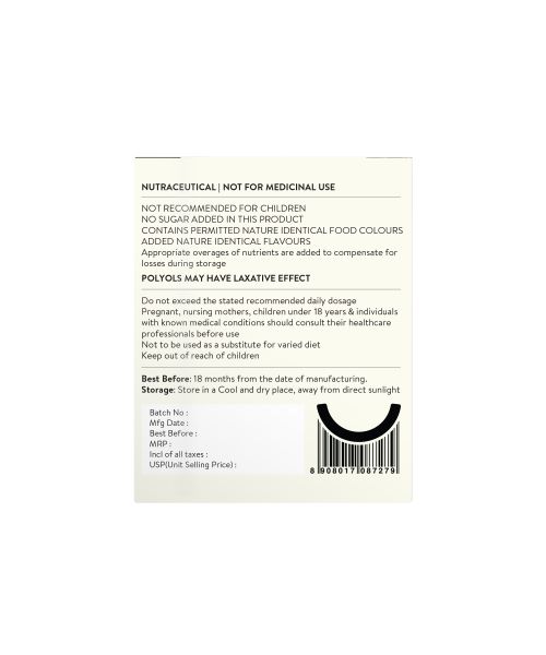 Happy Cultures: Grow and Glow | Hair Fall Control & Glowing Skin | 30 gummies