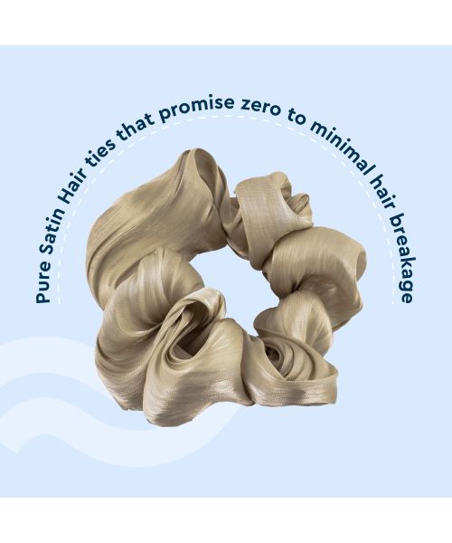 GUBB: Satin Scrunchie Brown