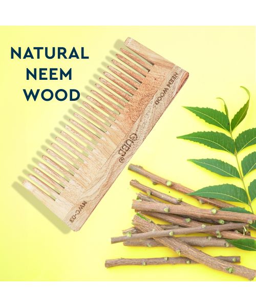GUBB: Wide Teeth Neem Comb