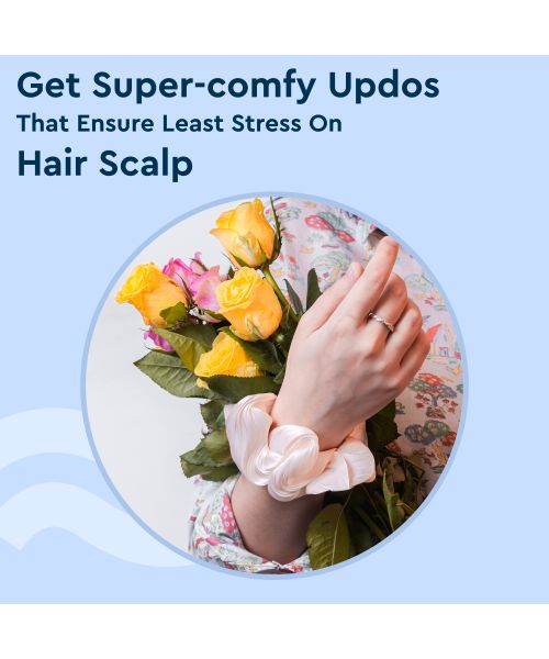 GUBB: Satin Scrunchie Brown