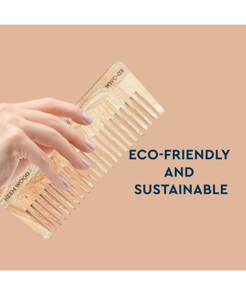 GUBB: Wide Teeth Neem Comb