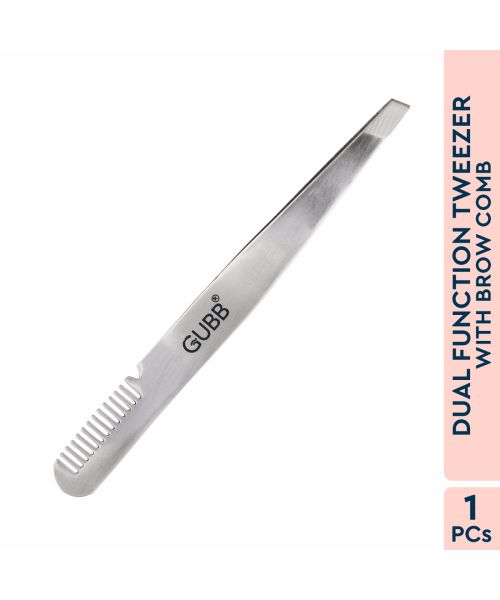 GUBB: Dual Function Tweezer with Brow Comb