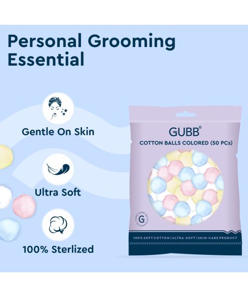 GUBB: Cotton Colored Balls 50S