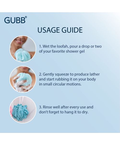 GUBB: Luxe Sponge Round-Arctic