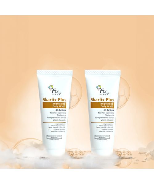 Fixderma: Skarfix Plus Body Wash with Niacinamide Acid (Pack of 2) - 15ml