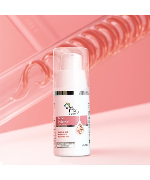 Fixderma: Acne Defence Face Serum with 2% Salicylic Acid & 4% Mandelic Acid Anti Acne Face Serum 10ml
