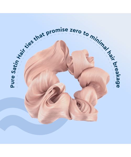GUBB: Satin Scrunchie Rose Gold