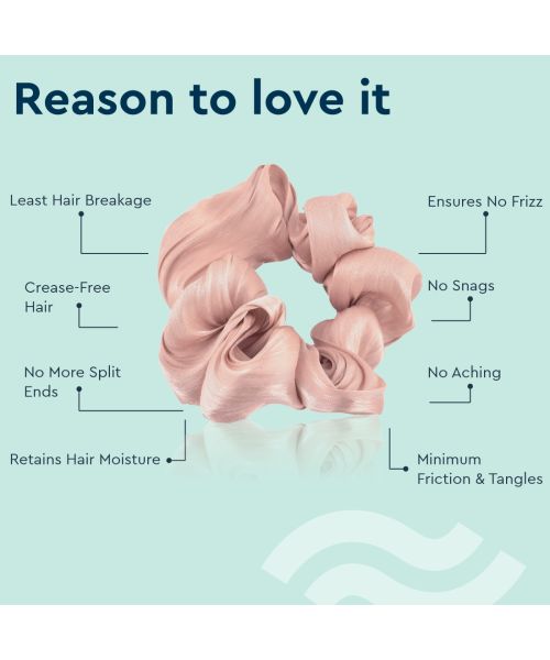 GUBB: Satin Scrunchie Rose Gold