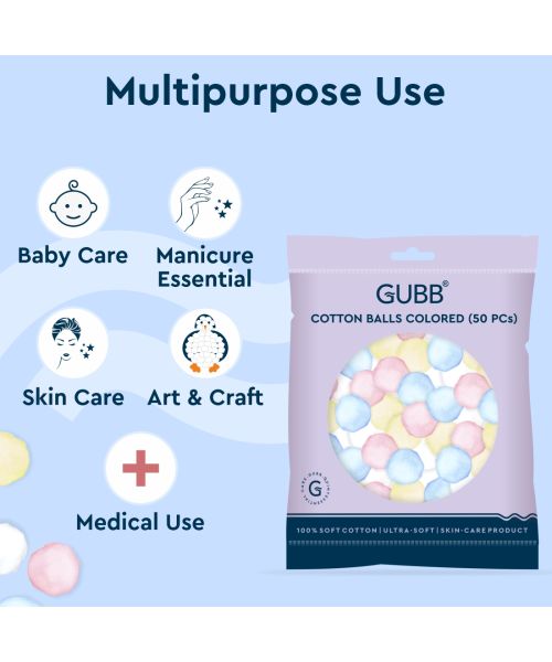 GUBB: Cotton Colored Balls 50S