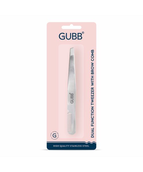 GUBB: Dual Function Tweezer with Brow Comb