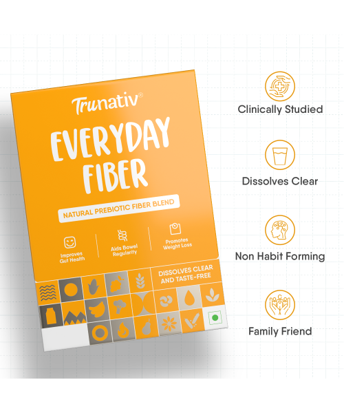 TruNativ: Everyday Fiber, Unflavored Powder,100g (Pack Of 3)