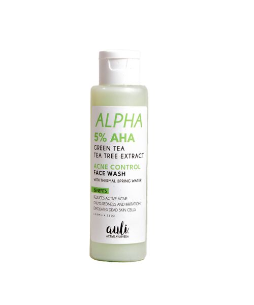 AULI: AHA-5% Acne-Control Face Wash - ALPHA 120ml