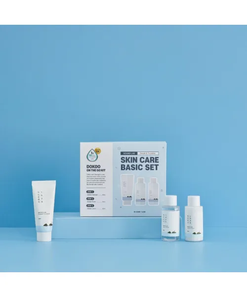 Round Lab: 1025 Dokdo On The Go Kit (Cleanser 40ml + Toner 50ml + Lotion 50ml)