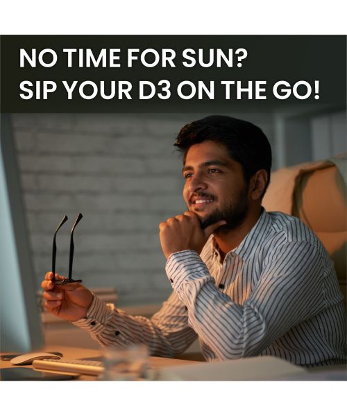 Vlado's Himalayan Organics: Vitamin D3 60000 IU Shots | Cholecalciferol Vitamin D3 60000 IU Supplement 5ml Each bottle - Orange Flavour - (Pack of 8)