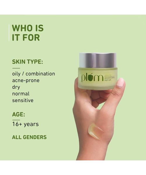 Plum: Green Tea Renewed Clarity Night Gel - Mini  15ml