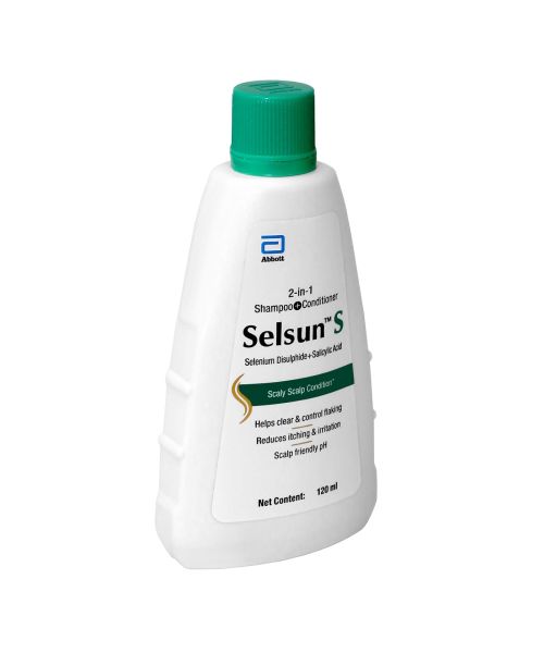 Abbott: Selsun Suspension S Anti Dandruff 2 In 1 Shampoo And Conditioner  120ml