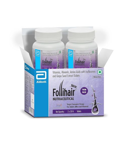 Abbott: Follihair New Vtmin  Twin Pack  30X2
