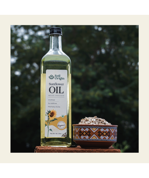 Soil Origin: Wood Pressed Sunflower Oil  500ml