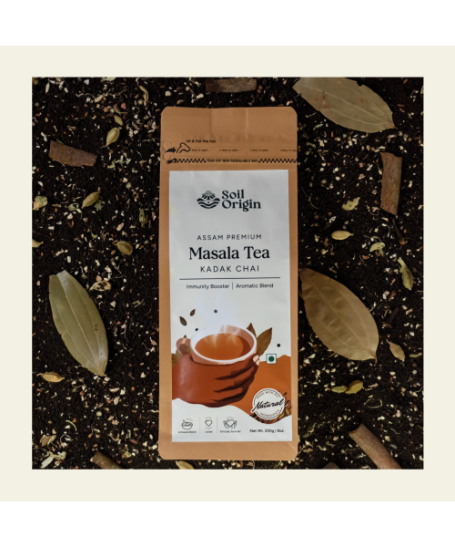 Soil Origin: Assam Masala Tea (Kadak Chai)  250gm