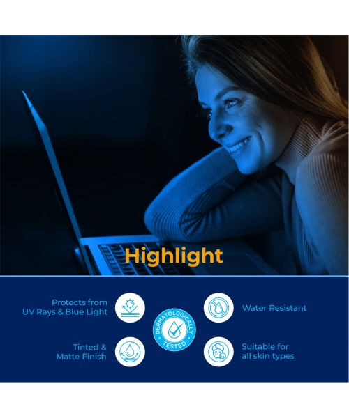 Brinton: Uv Doux Blue Sunscreen Gel 50gm