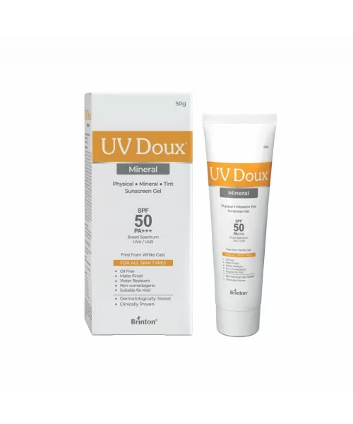 Brinton: Uv Doux Mineral Sunscreen Gel  50gm