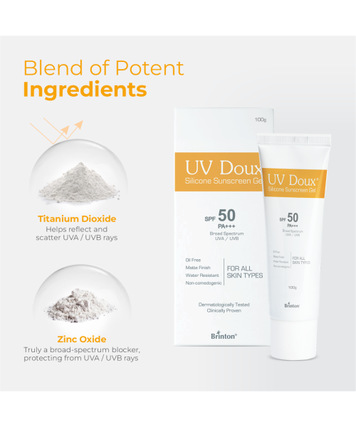 Brinton: Uv Doux Sunscreen Gel 100gm