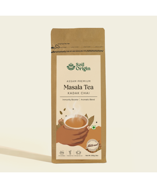 Soil Origin: Assam Masala Tea (Kadak Chai)  250gm