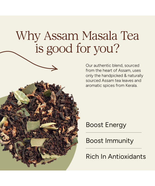 Soil Origin: Assam Masala Tea (Kadak Chai)  250gm