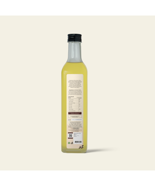 Soil Origin: Wood Pressed Sunflower Oil  500ml