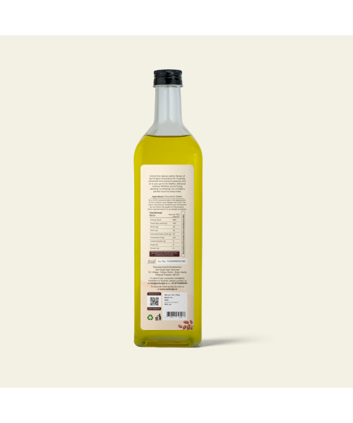 Soil Origin: Wood Pressed Groundnut Oil  500ml