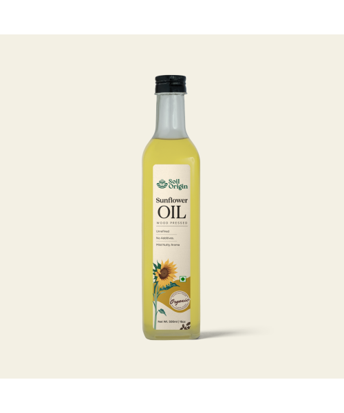 Soil Origin: Wood Pressed Sunflower Oil  500ml