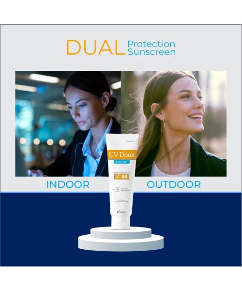Brinton: Uv Doux Blue Sunscreen Gel 50gm