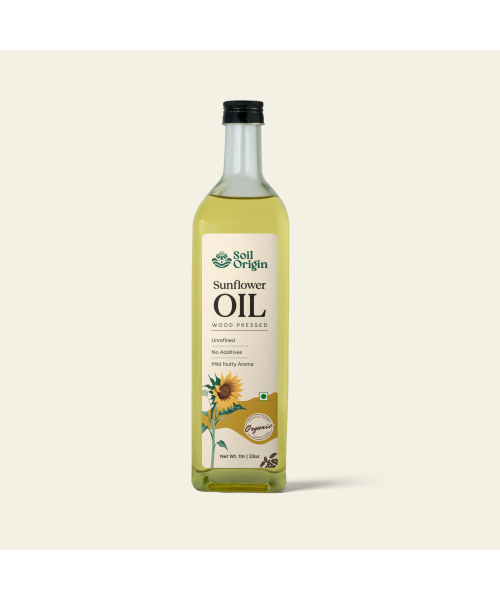 Soil Origin: Wood Pressed Sunflower Oil  500ml