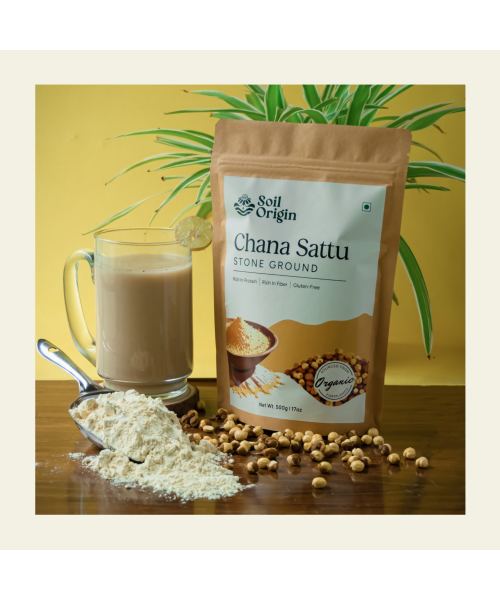 Soil Origin: Chana Sattu (Stone Ground)  500gm