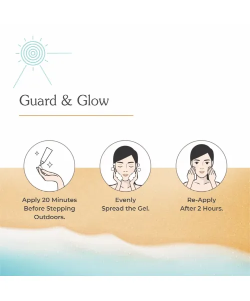 Brinton: Uv Doux Mineral Sunscreen Gel  50gm