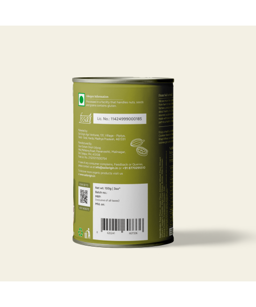 Soil Origin: Multigrain Cardamom Cookies , Enriched By Ghee & Jaggery  100gm