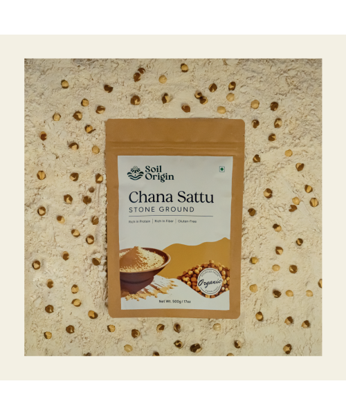 Soil Origin: Chana Sattu (Stone Ground)  500gm