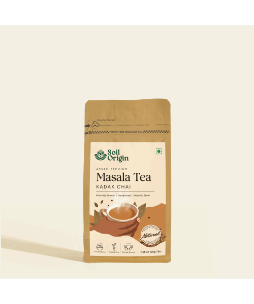 Soil Origin: Assam Masala Tea (Kadak Chai)  250gm