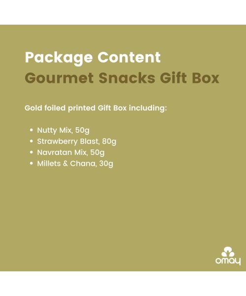 Omay Foods: Gourmet Sancks Gift Box  500gm