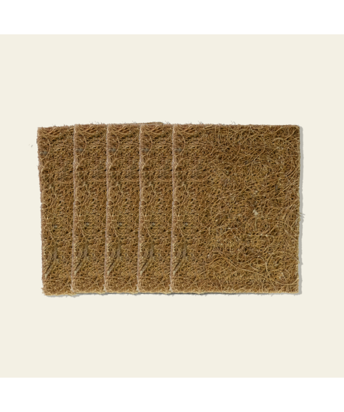 Soil Origin: Coconut Coil Scrubber Pad (Dishwasher)  Set of 5