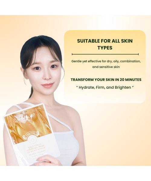 Mirabelle: Gold-Colla Hydrogel Mask