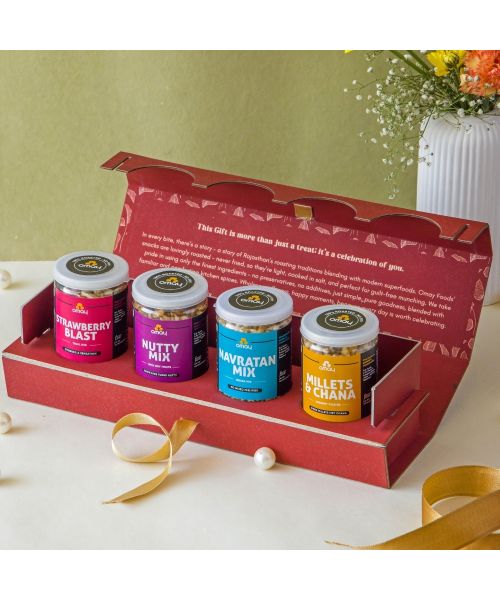 Omay Foods: Gourmet Sancks Gift Box  500gm