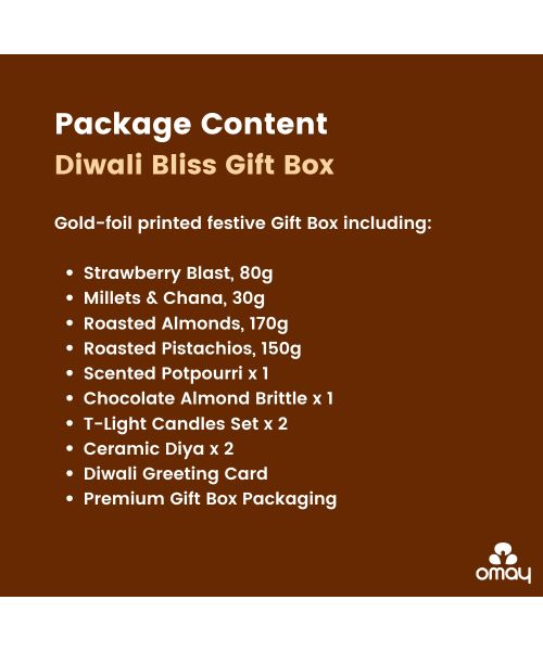 Omay Foods: Diwali Bliss Gift Box 1400gm
